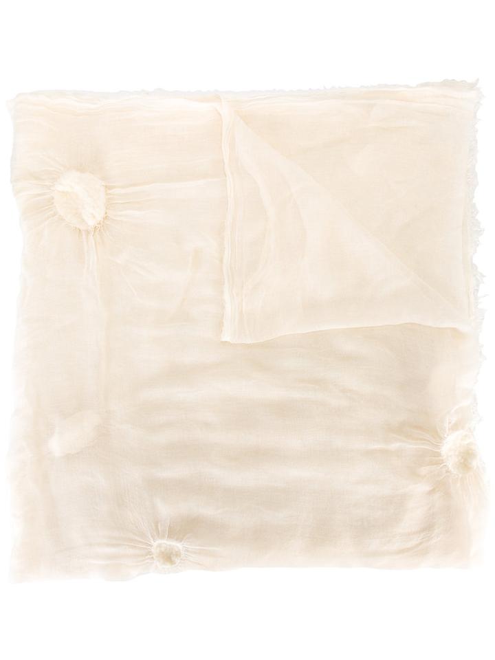 Faliero Sarti Gigia Scarf, Women's, Nude/neutrals, Silk/wool/modal