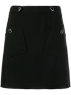 Boutique Moschino High Rise Mini Skirt - Black