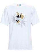 Msgm Heart Logo T-shirt - White