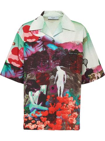 Prada Panorama Print Shirt - Multicolour