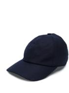 Officine Generale Twill Baseball Cap - Blue