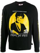 Gcds Graphic Print Sweatshirt - Black