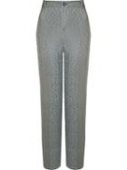 Uma Raquel Davidowicz - 'prova' Trousers - Women - Silk/viscose - 44, Grey, Silk/viscose