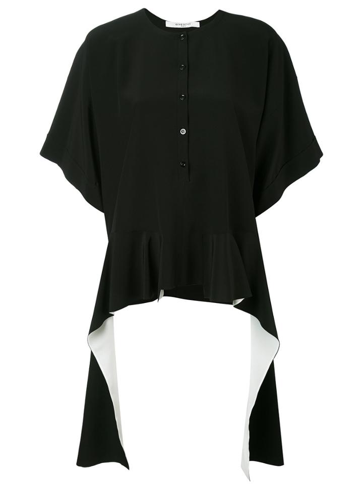 Givenchy Flared Hem Top - Black