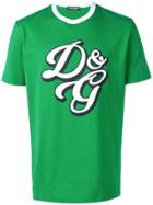 Dolce & Gabbana Contrast Logo T-shirt - Green