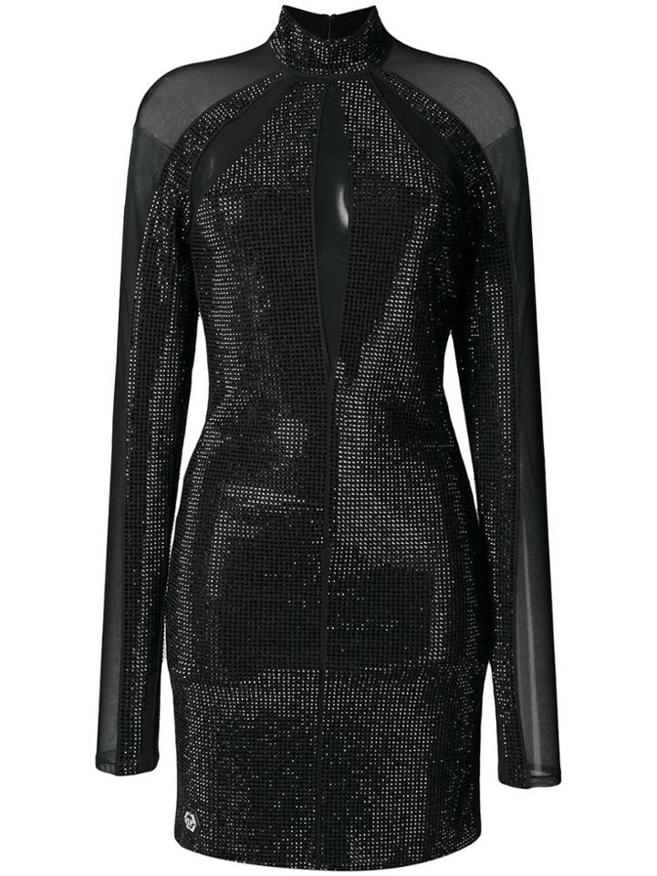 Philipp Plein Crystal Dress - Black