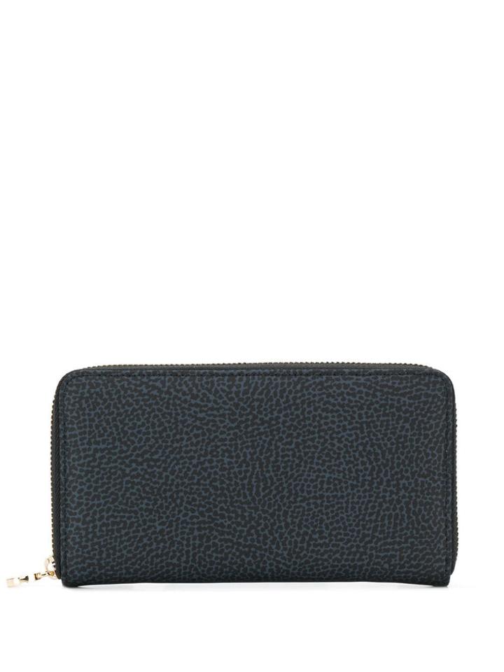 Borbonese Micro-printed Wallet - Black