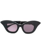 Kuboraum Oversized-frame Sunglasses - Black