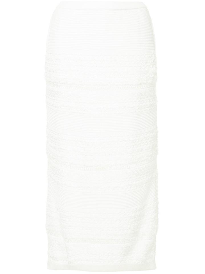 Coohem Knit Skirt - White