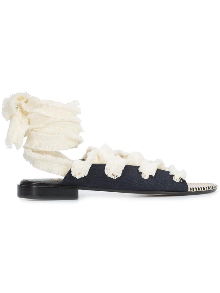 Altuzarra Lace Up Espadrilles - Blue