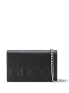 Gucci Logo Cross Body Bag - Black
