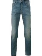 Fendi Slim Fit Jeans, Men's, Size: 28, Blue, Cotton/spandex/elastane