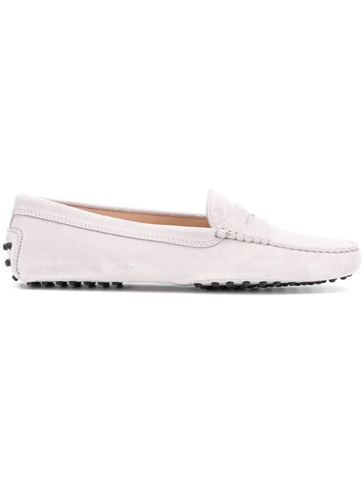 Tod's Classic Flat Loafers - Grey