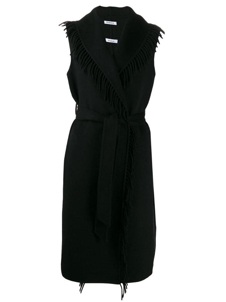 P.a.r.o.s.h. Tie Waist Vest - Black