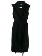 P.a.r.o.s.h. Tie Waist Vest - Black