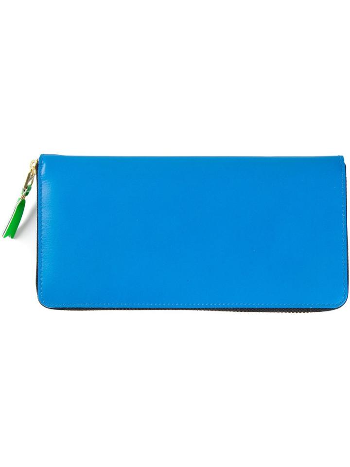 Comme Des Garçons Wallet 'super Fluo' Wallet - Blue