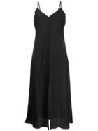 Rotate Midi Slip Dress - Black