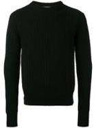 Études Classic Knitted Sweater - Black