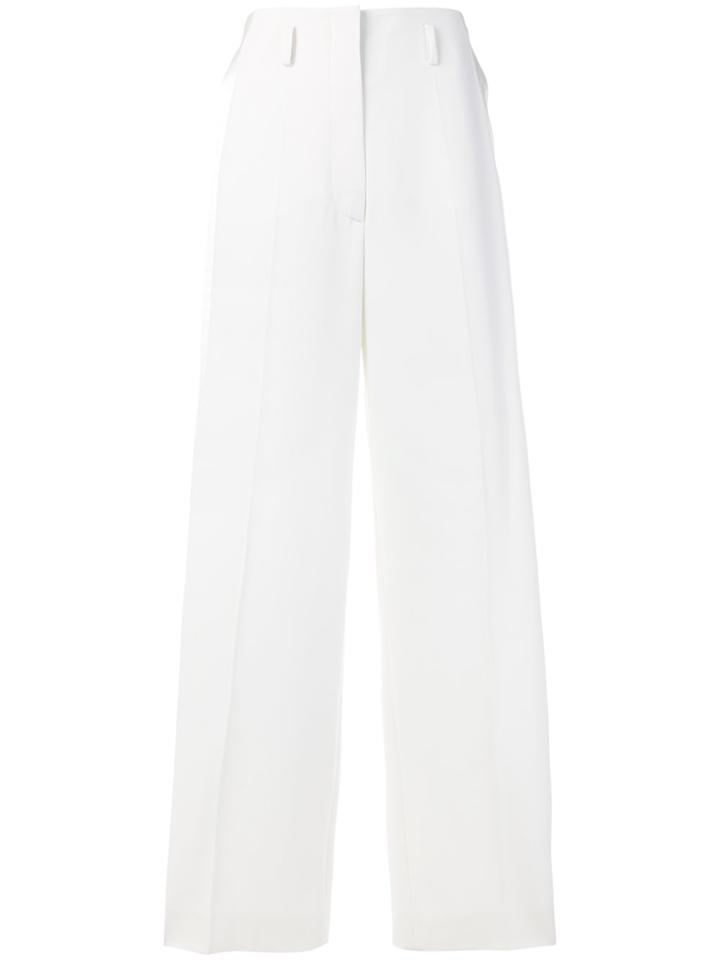 Lanvin Concealed Palazzo Trousers - White