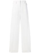 Lanvin Concealed Palazzo Trousers - White