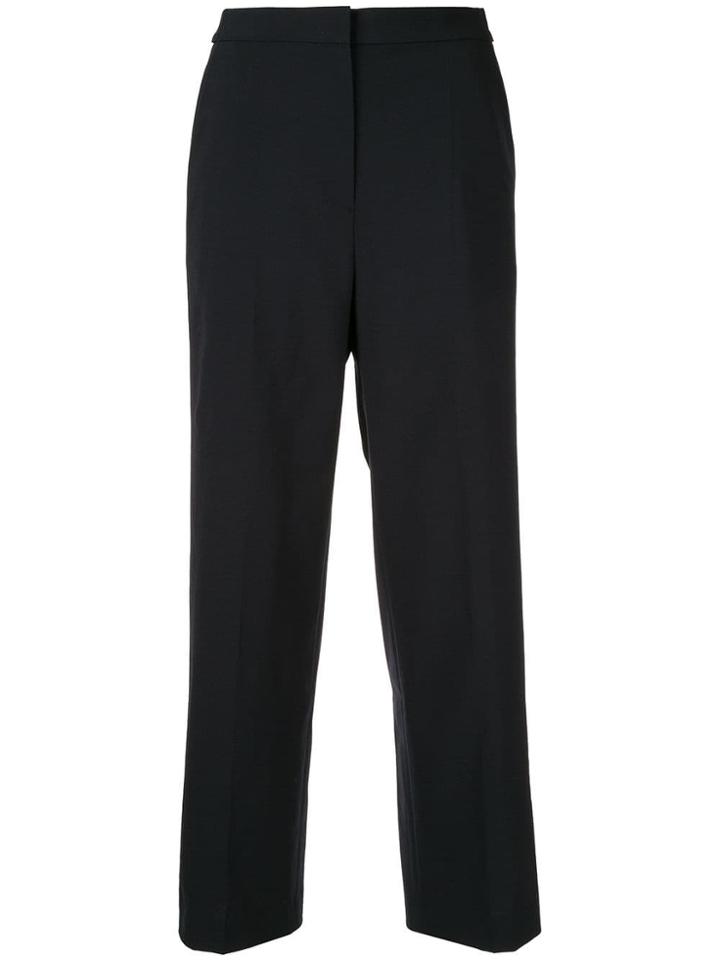 Des Prés Wide Leg Ankle Length Trousers - Black