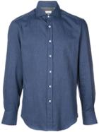 Brunello Cucinelli Slim-fit Denim Shirt - Blue