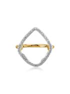 Monica Vinader Riva Hoop Cocktail Diamond Ring - Gold