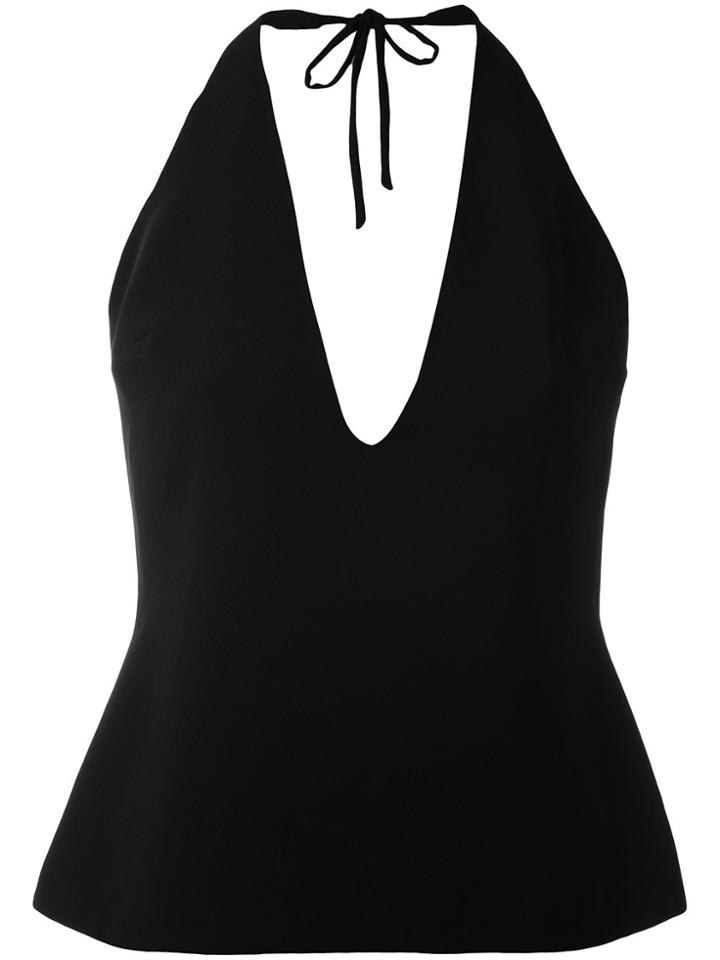 Gareth Pugh Cropped Halterneck Top - Black