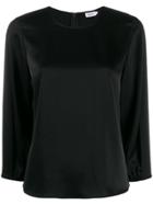 Filippa-k Delphi Draped-sleeve Blouse - Black
