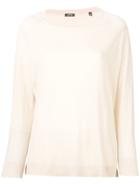 Aspesi Round Neck Knitted Jumper - Neutrals