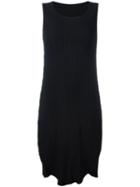 Issey Miyake Pleated Sleeveless Dress, Women's, Size: S/m, Black, Polyester