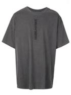 Daniel Patrick Vertical Logo T-shirt - Grey