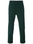 Marni Turn Up Hem Trousers, Men's, Size: 48, Green, Cotton/virgin Wool
