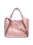 Stella Mccartney Pink Logo Tote Bag