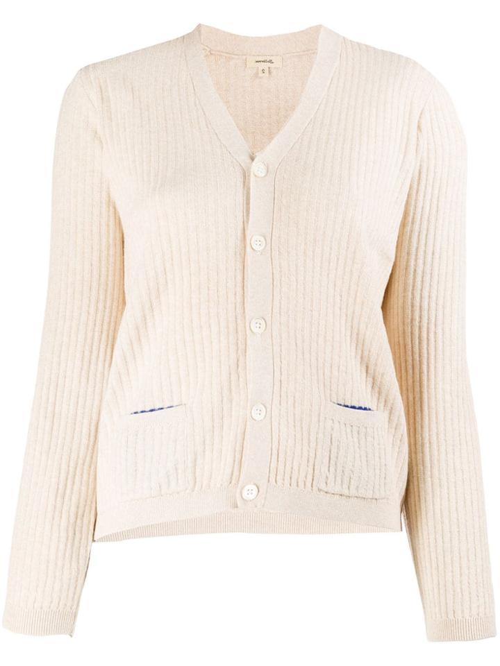 Bellerose Ribbed Knit Cardigan - Neutrals