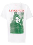 Languages - Fantastic Undercurrents Print T-shirt - Men - Cotton - M, White, Cotton