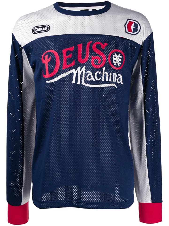 Deus Ex Machina Logo Jersey - Blue
