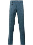 Incotex - Tailored Trousers - Men - Silk/linen/flax - 56, Blue, Silk/linen/flax