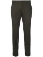 Etro - Cropped Tailored Trousers - Women - Spandex/elastane/wool - 46, Brown, Spandex/elastane/wool