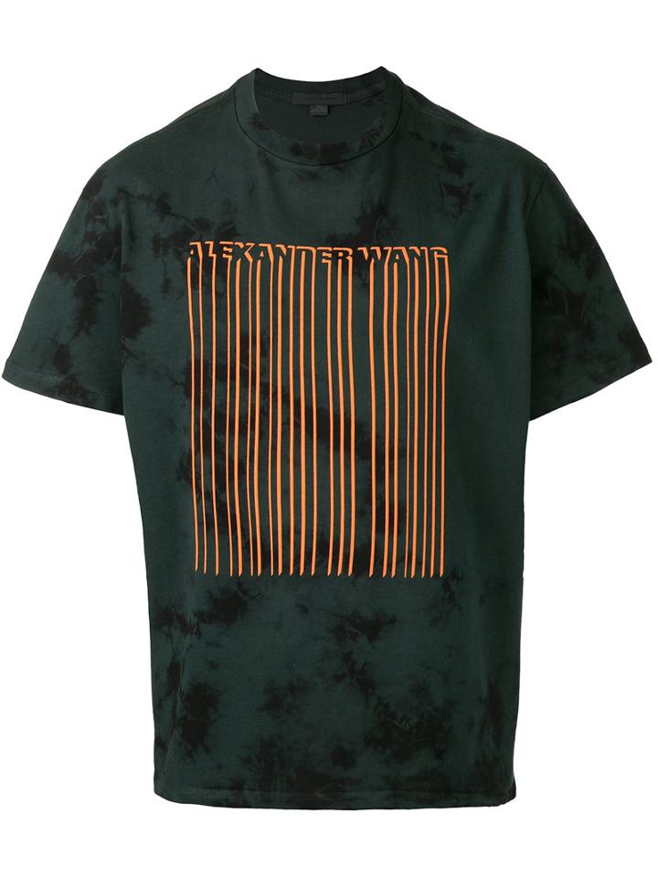 Alexander Wang - Printed T-shirt - Men - Cotton - 44, Green, Cotton