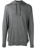Stella Mccartney Hooded Sweatshirt, Men's, Size: Small, Grey, Virgin Wool/polypropylene