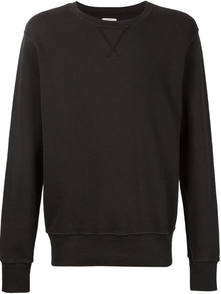 321 Crew Neck Sweatshirt, Men's, Size: Small, Black, Cotton