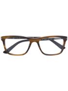 Calvin Klein Square Frame Glasses - Brown