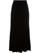 Philosophy Di Lorenzo Serafini Maxi Skirt, Women's, Size: 42, Black, Rayon/silk