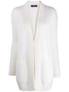 Trussardi Jeans Open Front Cardigan - White