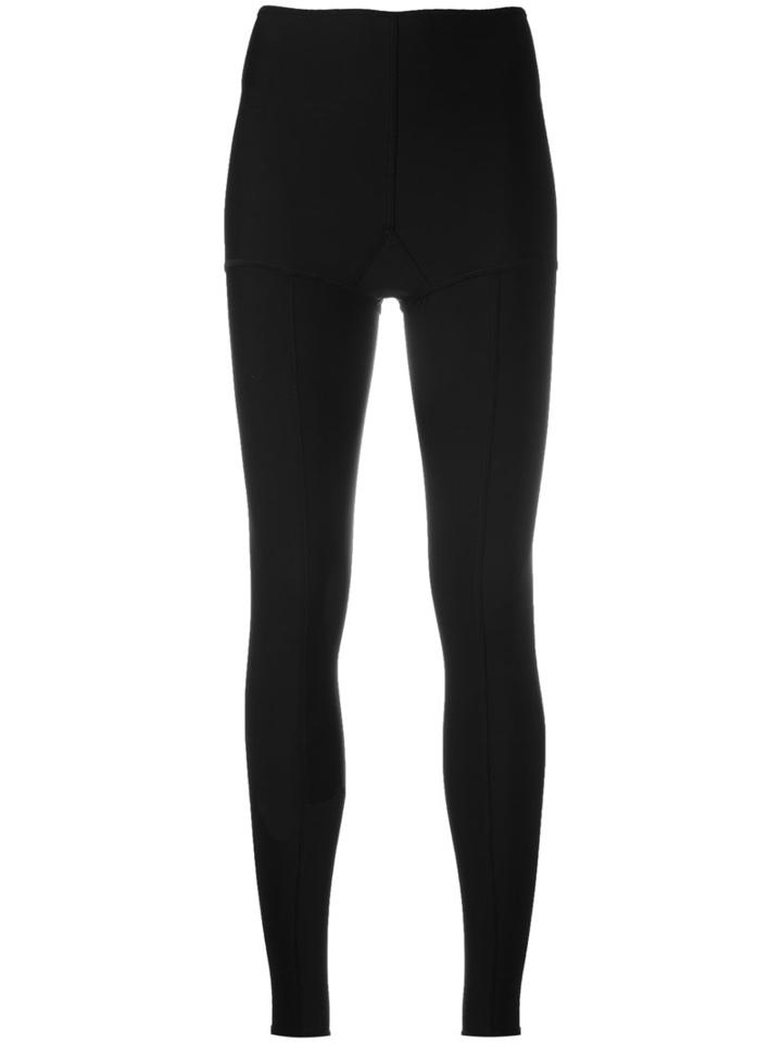 Ann Demeulemeester - Classic Fit Leggings - Women - Cotton/polyamide/spandex/elastane - 38, Black, Cotton/polyamide/spandex/elastane