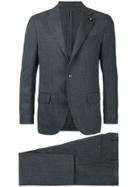 Etro Checked Formal Suit - Grey