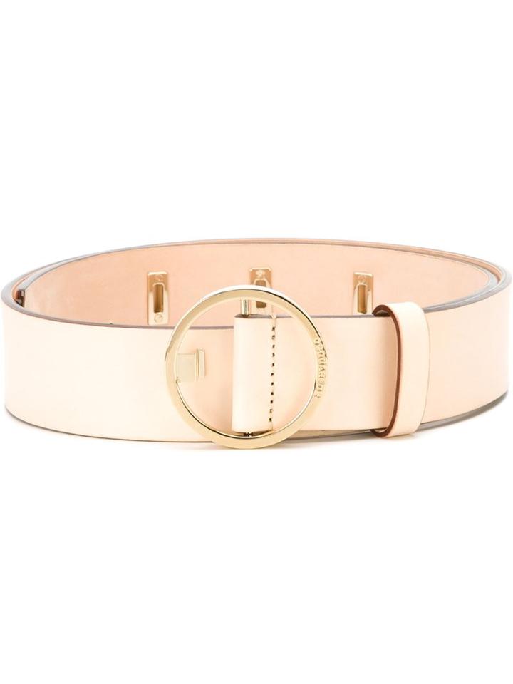 Dsquared2 Waist Belt, Women's, Size: 80, Nude/neutrals, Leather
