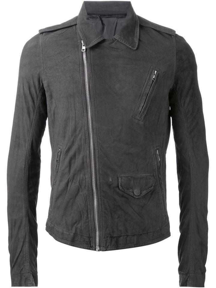 Rick Owens Zipped Biker Jacket