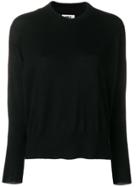 Mm6 Maison Margiela Round Neck Jumper - Black